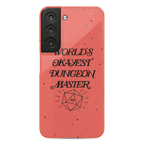 World's Okayest Dungeon Master Phone Case